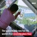 Seattle's Space Needle just opened after a $100 million renovation and now it has a spinning glass floor