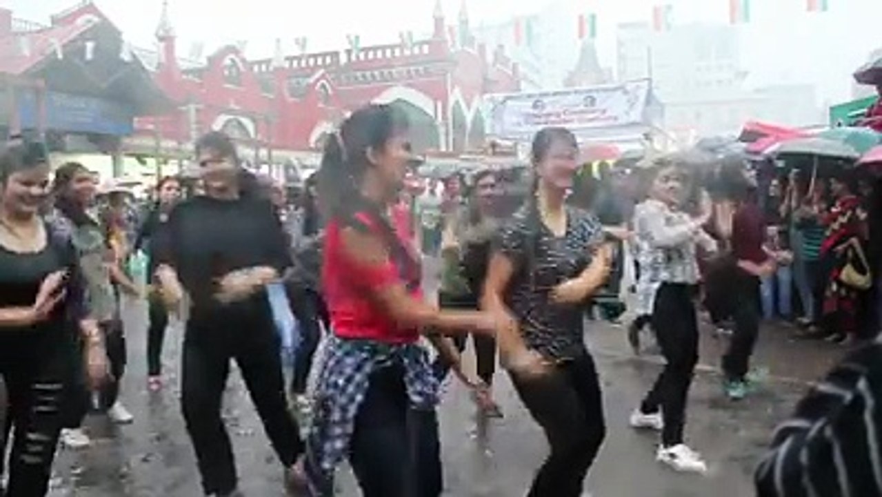 Rain dance in India