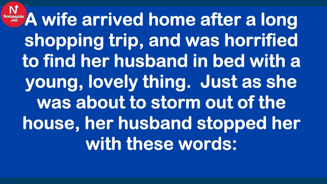 Wife Caught Her Husband In Bed With Another Woman. Her Husband’s Explanation…. Heavens!! Run For Cover