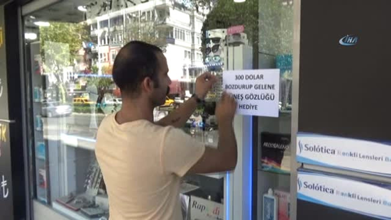 Alanya'da 300 Dolar Bozdurana Güneş Gözlüğü Bedava