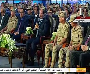 السيسي: مجمع مصانع إنتاج الأسمنت والرخام جزء من الدولة وليس منفصلا عنها