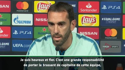 Atlético - Godin : "Une grande responsabilité"