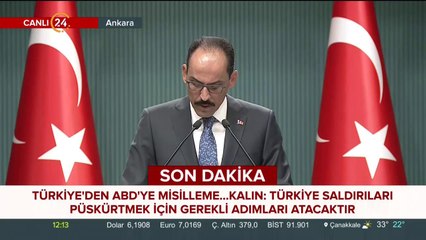 İbrahim Kalın konuşuyor