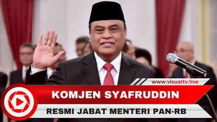 Download Video: Dilantik Presiden Jokowi, Komjen Syafruddin Resmi Menjabat Sebagai Menteri PAN-RB