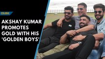 Akshay Kumar promotes Gold with his 'golden boys'