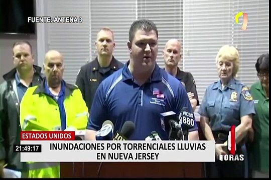 EE.UU: novia queda atrapada tras intensas precipitaciones en Nueva Jersey
