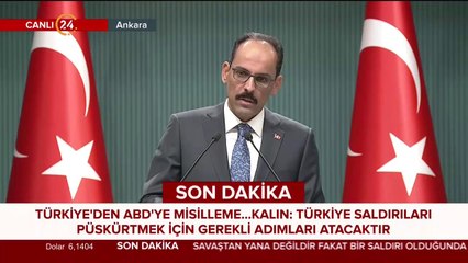 İbrahim Kalın konuşuyor