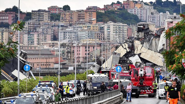 Viaduc à Gênes : les images impressionnantes de la catastrophe