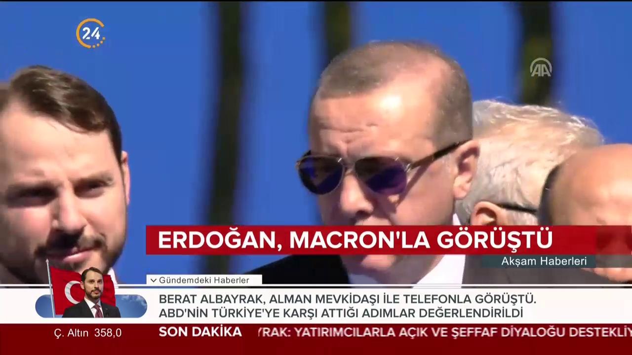 Macron - Erdoğan Görüşmesi