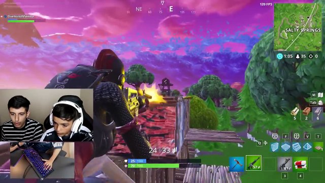 My 10 Year Old Little Brother Plays Like TSM DAEQUAN On Fortnite! RAGE!