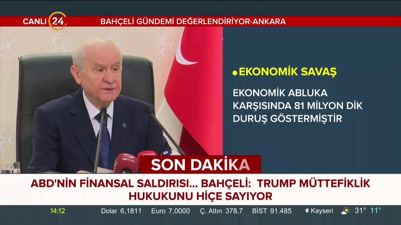 Devlet Bahçeli konuşuyor
