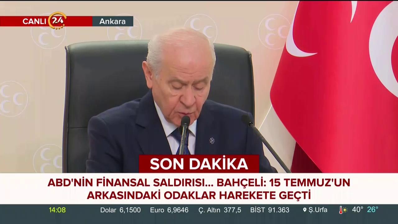 Devlet Bahçeli konuşuyor