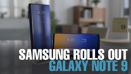 NEWS: Samsung rolls out Galaxy Note 9