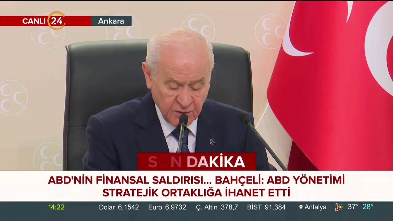 Devlet Bahçeli konuşuyor