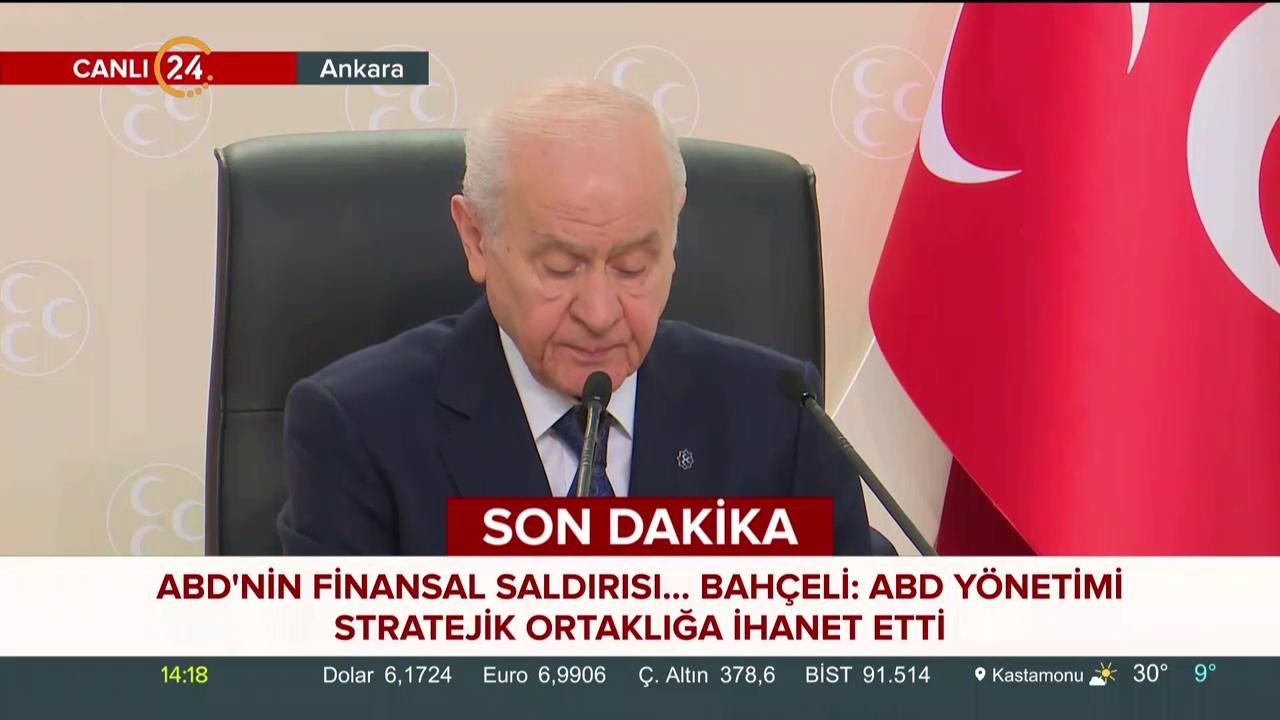 Devlet Bahçeli konuşuyor