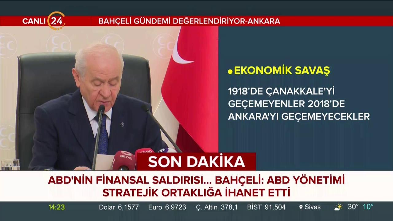 Devlet Bahçeli konuşuyor