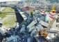 Firefighters Use Drone to Survey Site of Genoa Bridge Collapse