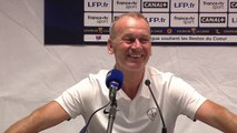 Réaction de José Manuel Aira et Jean-Marc Furlan après FC Sochaux - Stade Brestois 29