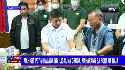 Mahigit P37-M halaga ng iligal na droga, naharang sa port of NAIA
