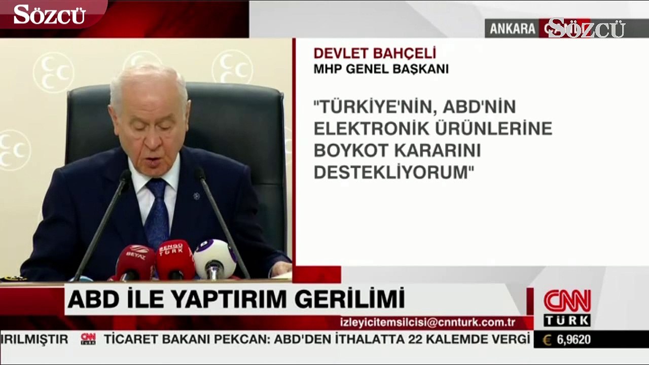 Bahçeli: 'Döviz cinsinden kira köprü geçiş ücretlerinin yeniden yapılandırılmasını ...'