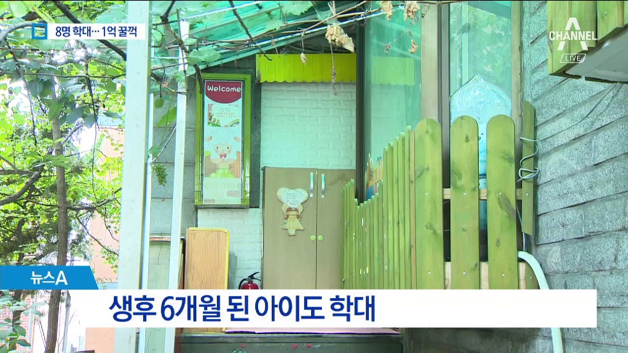 어린이집 원생 8명 학대…정부 보조금 1억 ‘꿀꺽’