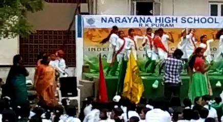 India independence day at a school! Party time and patriotic!