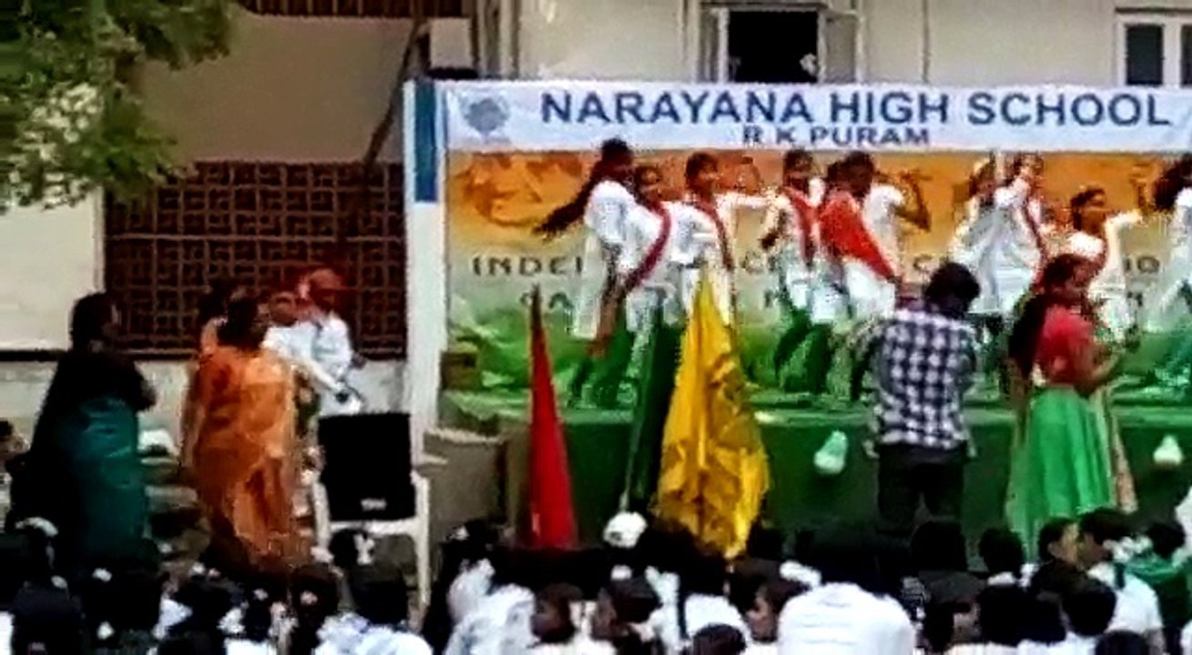 India independence day at a school! Party time and patriotic!