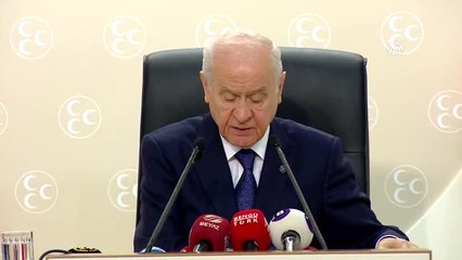 Bahçeli: "Trump'ın Türkiye Aleyhine Servis Ettiği Twitter Mesajları Türk Milletine Sökmeyecektir"