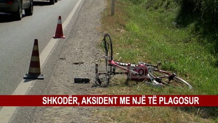 SHKODËR, AKSIDENT ME NJË TË PLAGOSUR