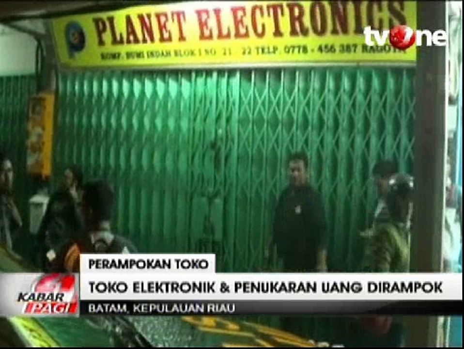 Rampok Bersenjata Gasak Rp2,7 Miliar di Batam