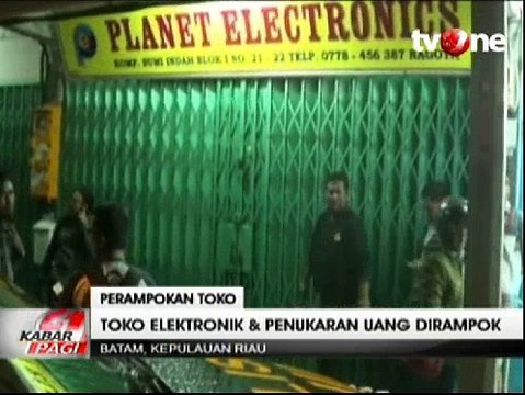 Rampok Bersenjata Gasak Rp2,7 Miliar di Batam