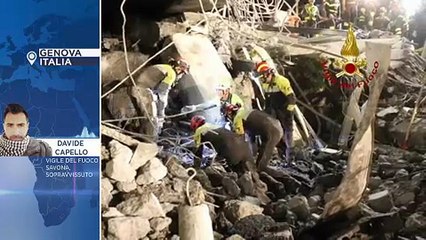 Genova: egy szabadnapos tűzoltó is a túlélők között