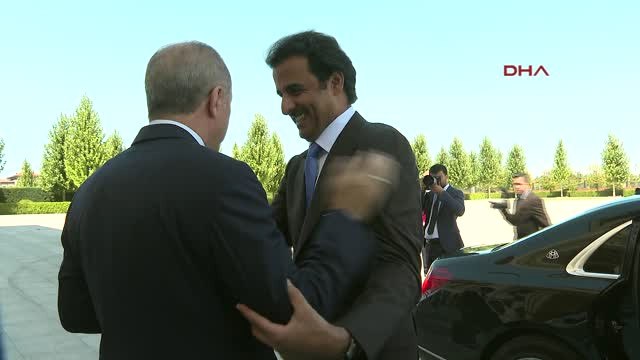 Katar Emiri Şeyh Temim Bin Hamed Al Sani Beştepe'de