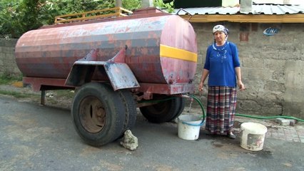 Su sıkıntısı yaşayan köylüler, “İstanbul’dan temiz geliyor, İstanbul'a kirli gidiyoruz”