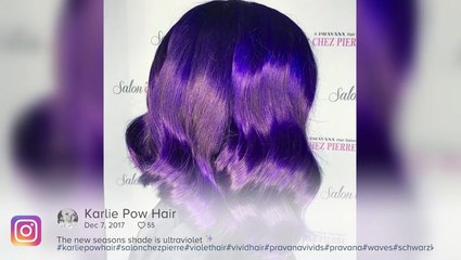 Pantone's Color of The Year, Ultra Violet, is The Latest Hair Trend