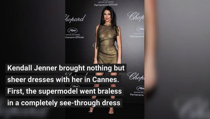 Kendall Jenner Takes Major Fashion Risks In Cannes