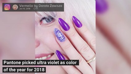 Celebrate The Color of The Year, Ultra Violet, Through Your Nails