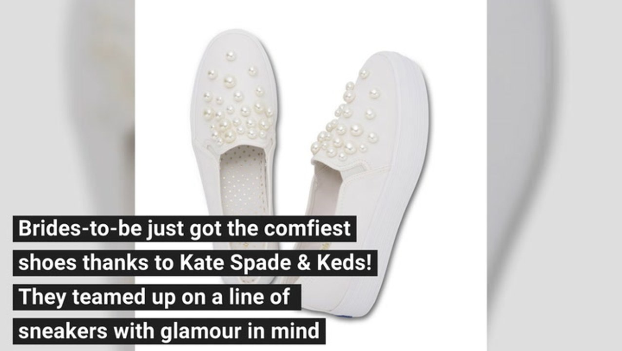 Bridal Sneakers are a Thing in 2018 Thanks to Kate Spade New York & Keds