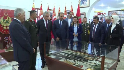TBMM Başkanı Yıldırım KKTC Boğaz Şehitligi Barış Kuvvetleri Komutanlığı'nı Ziyaret Etti