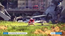 Gênes : les recherches pour trouver des survivants se poursuivent