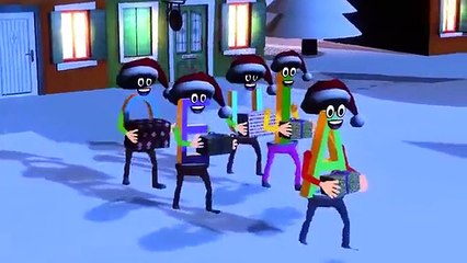 Jingle Bells With Vowels In 3D Christmas Rhymes For Kids 3D Alphabet Songs