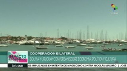 Bolivia y Uruguay conversan sobre el tren biocéanico