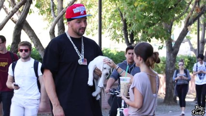 GANGSTER PICKS UP GIRLS WITH A PUPPY