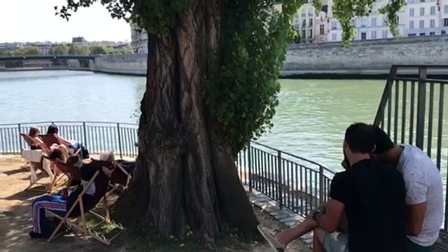 Paris Plages sur les quais de Seine