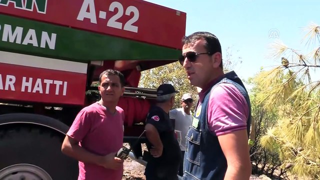 Alanya'da orman yangını - ANTALYA