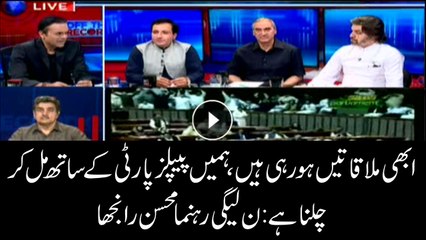 PML-N's Mohsin Ranjha says will have work together with PPP