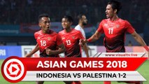 Indonesia Ditekuk Palestina 1-2, Pada Lanjutan Grup A Sepak Bola Asian Games 2018