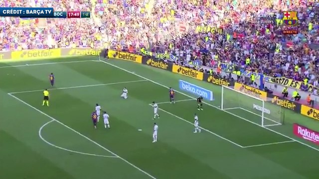 La très belle frappe croisée de Malcom avec le Barça !