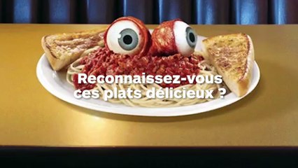 Des plats étranges servis à bord d'un vol cher