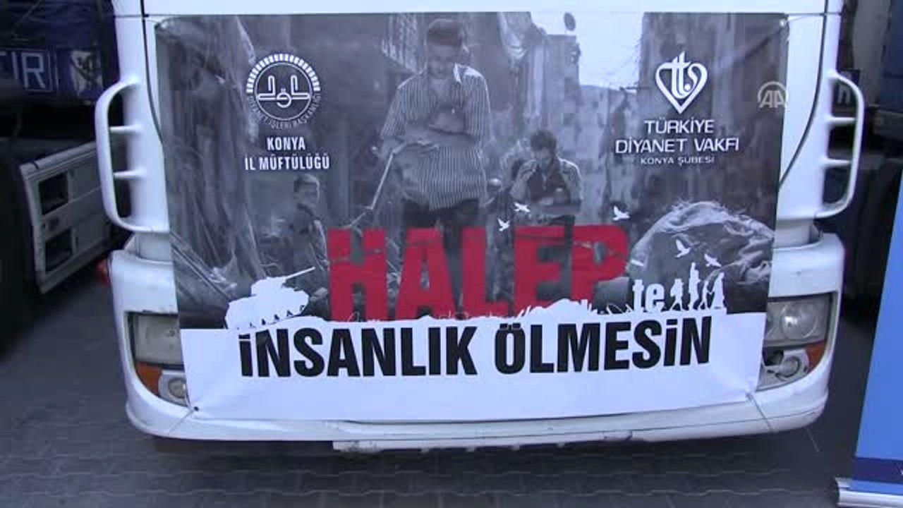 Konya'dan Halep'e Un Yardımı